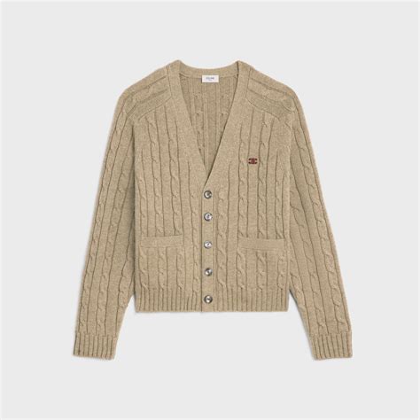 celine triomphe cardigan|Celine.